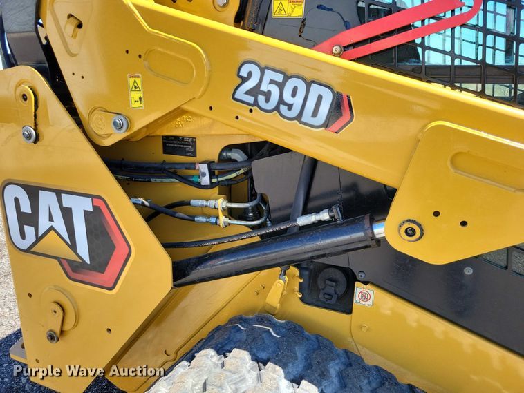 image for item EE0980 2015 Caterpillar 259D tracked skid steer loader