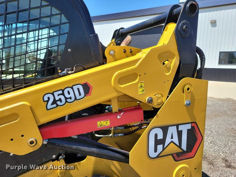 image for item EE0980 2015 Caterpillar 259D tracked skid steer loader