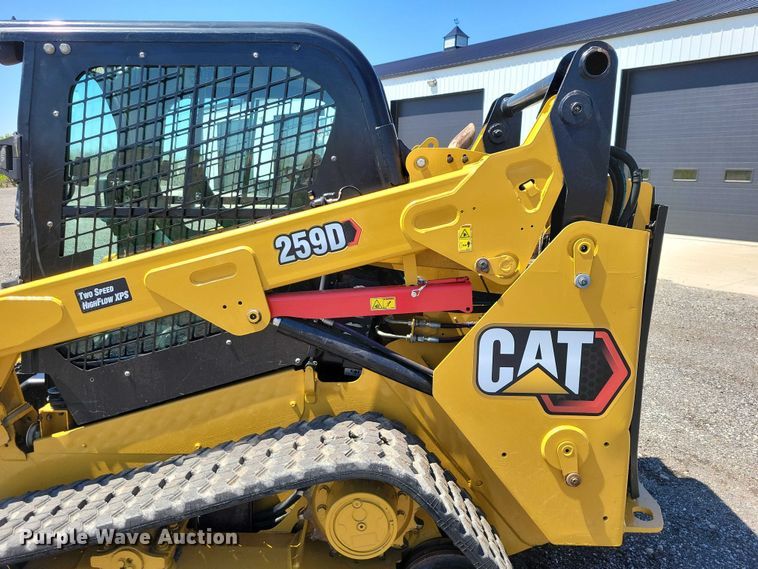 image for item EE0980 2015 Caterpillar 259D tracked skid steer loader