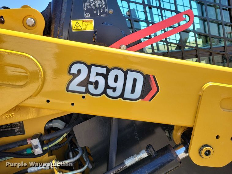 image for item EE0980 2015 Caterpillar 259D tracked skid steer loader