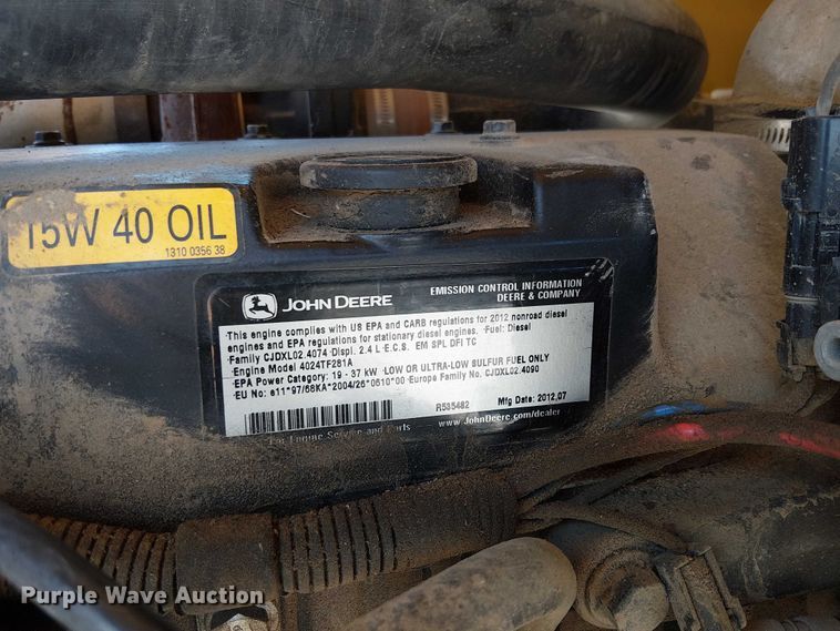 image for item EE5308 2013 Atlas Copco XAS 185 JDT TBV air compressor