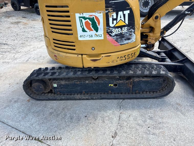 image for item EF1096 2019 Caterpillar 303.5E2 CR mini excavator