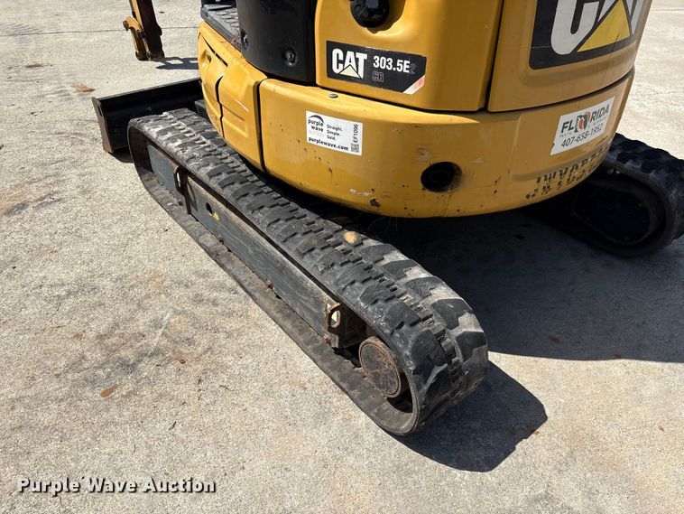 image for item EF1096 2019 Caterpillar 303.5E2 CR mini excavator