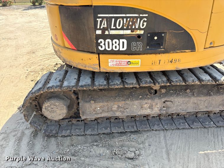 image for item EF1114 2011 Caterpillar 308D CR mini excavator