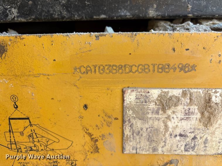 image for item EF1114 2011 Caterpillar 308D CR mini excavator