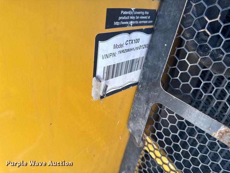 image for item EF2448 2018 Vermeer CTX100 compact utility loader