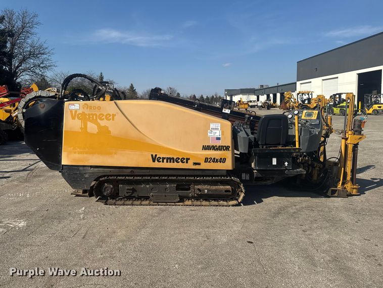 image for item EF2450 2014 Vermeer D24x40II Navigator S2 directional boring unit