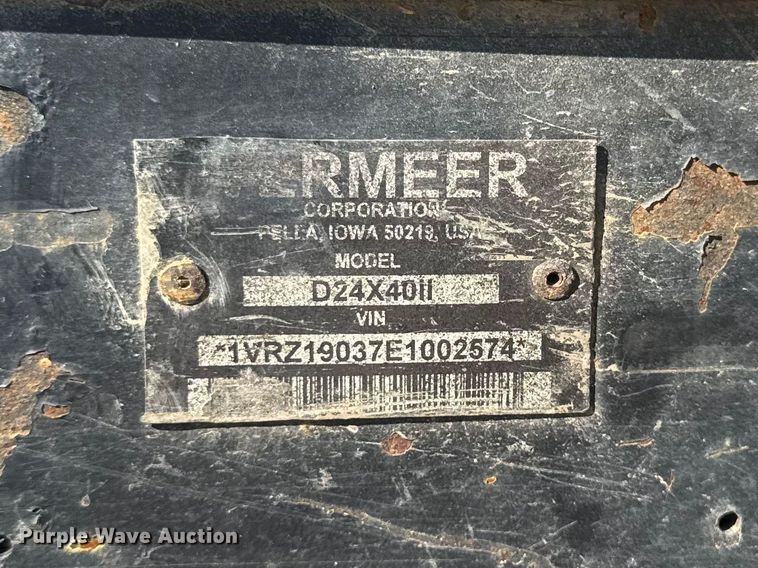 image for item EF2450 2014 Vermeer D24x40II Navigator S2 directional boring unit