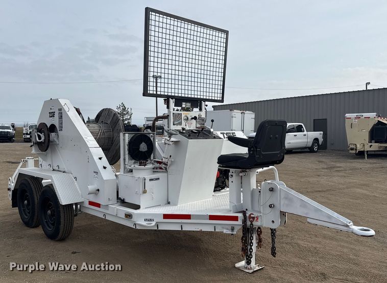 image for item EG2098 1999 TSE International DFT40B reel trailer