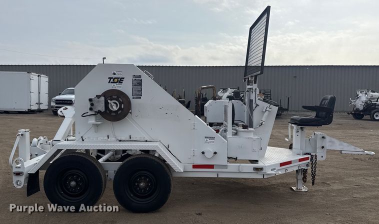 image for item EG2098 1999 TSE International DFT40B reel trailer