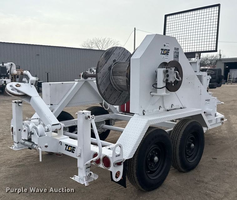 image for item EG2098 1999 TSE International DFT40B reel trailer