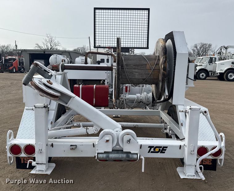 image for item EG2098 1999 TSE International DFT40B reel trailer