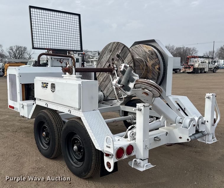 image for item EG2098 1999 TSE International DFT40B reel trailer