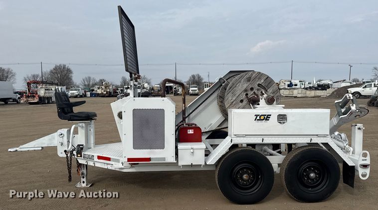image for item EG2098 1999 TSE International DFT40B reel trailer