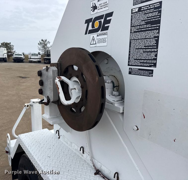image for item EG2098 1999 TSE International DFT40B reel trailer