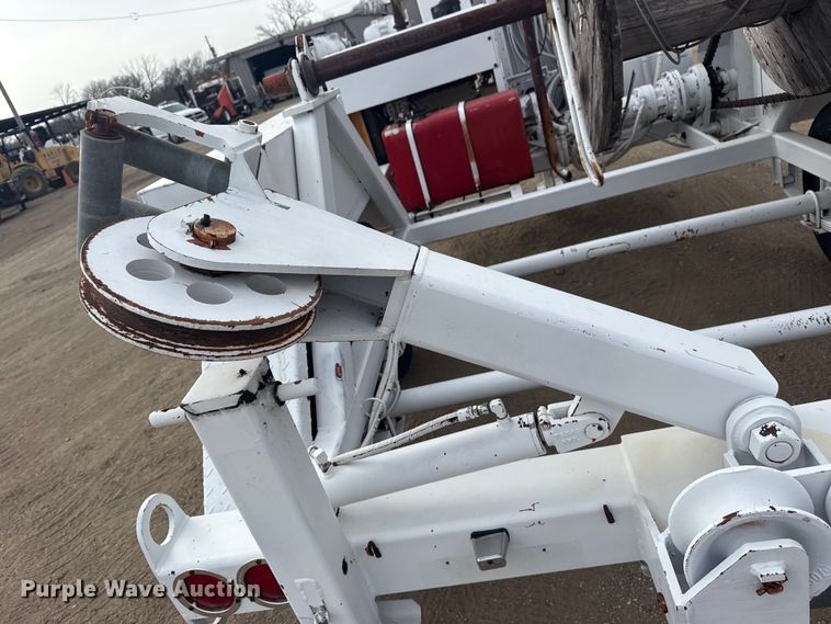 image for item EG2098 1999 TSE International DFT40B reel trailer