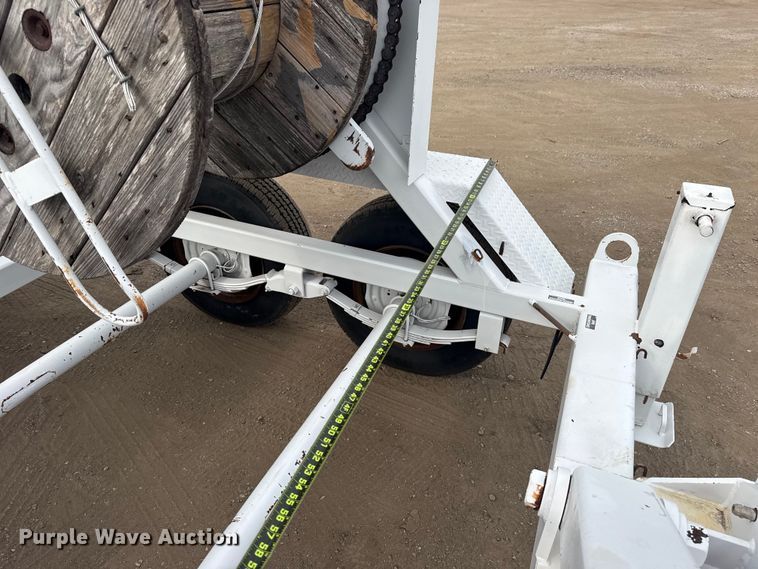 image for item EG2098 1999 TSE International DFT40B reel trailer