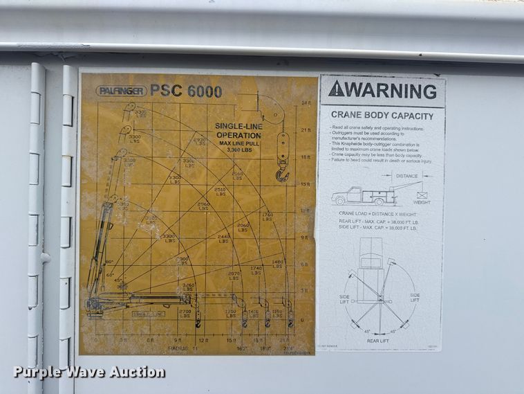 image for item EG8840 2007 Sterling  Acterra utility / service truck