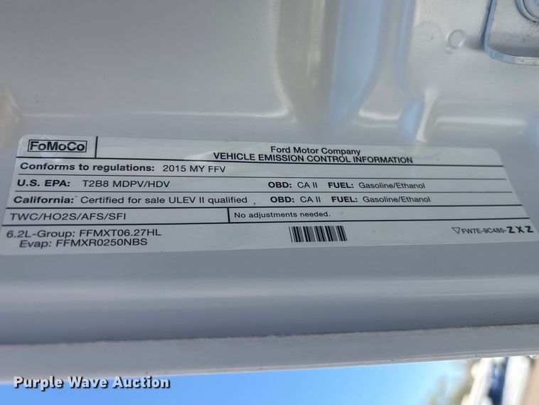 image for item EG8859 2015 Ford F250 Super Duty Ext. Cab utility bed pickup truck