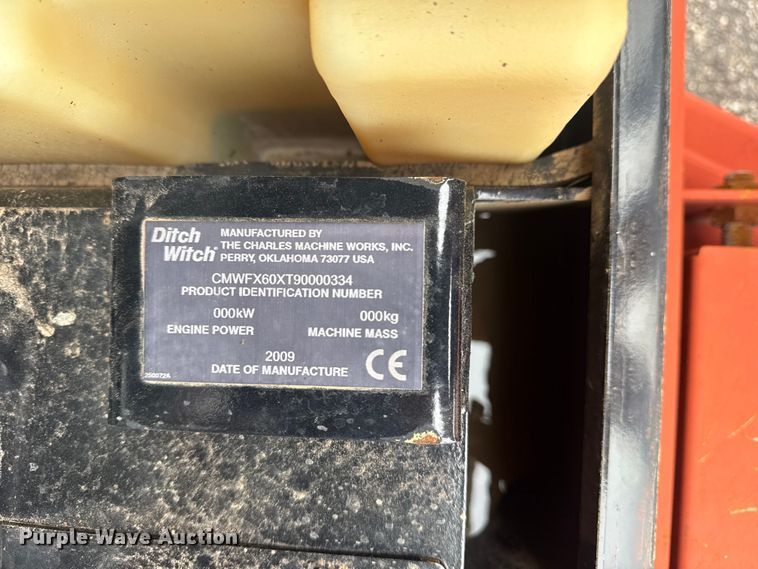 image for item EG8934 2009 Ditch Witch FX60 vacuum excavator