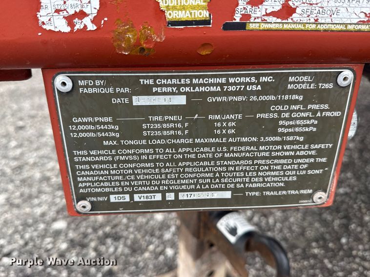 image for item EG8934 2009 Ditch Witch FX60 vacuum excavator