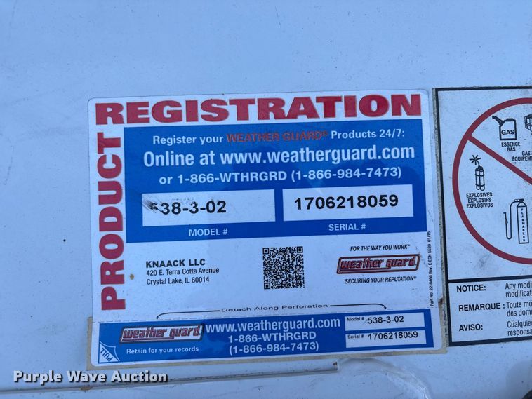 image for item EG8945 2017 Great Dane CLA-1214-01336 dry van trailer with Gulfgate oil purification system
