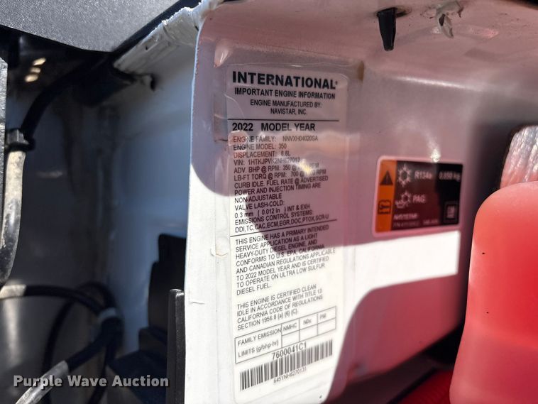 image for item EG8946 2022 Chevrolet Silverado 5500HD flatbed truck