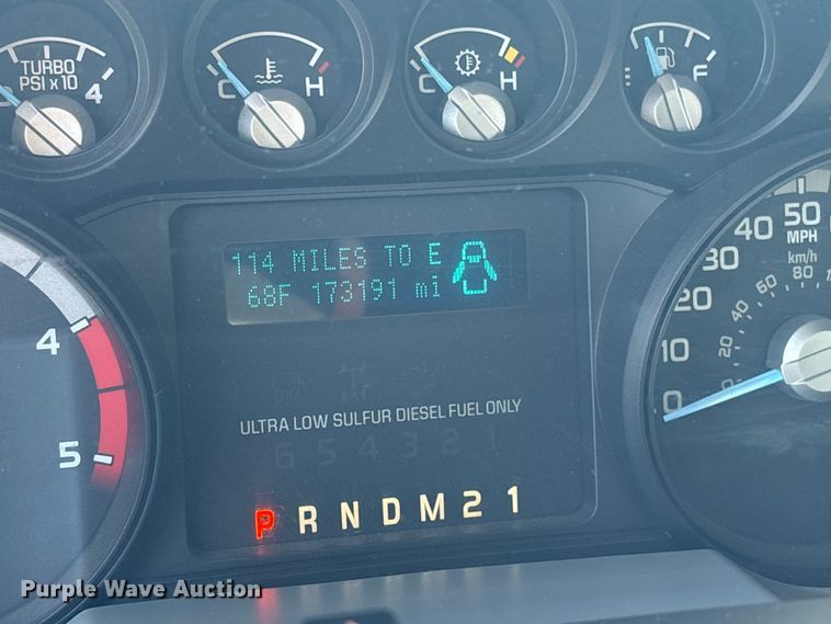 image for item EG8947 2012 Ford F450 Super Duty XL Ext. Cab utility / service truck