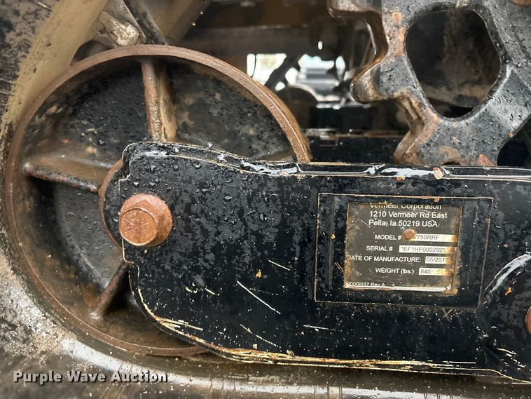 image for item EG8972 2017 Vermeer RTX750 vibratory cable plow