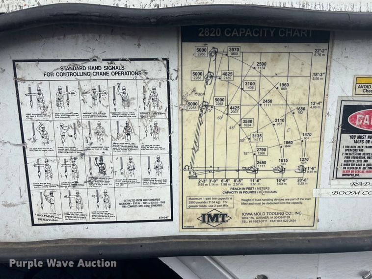 image for item EG8973 2013 Freightliner Business Class M2  utility / service truck