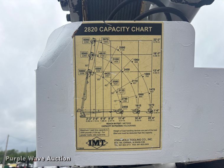 image for item EG8973 2013 Freightliner Business Class M2  utility / service truck