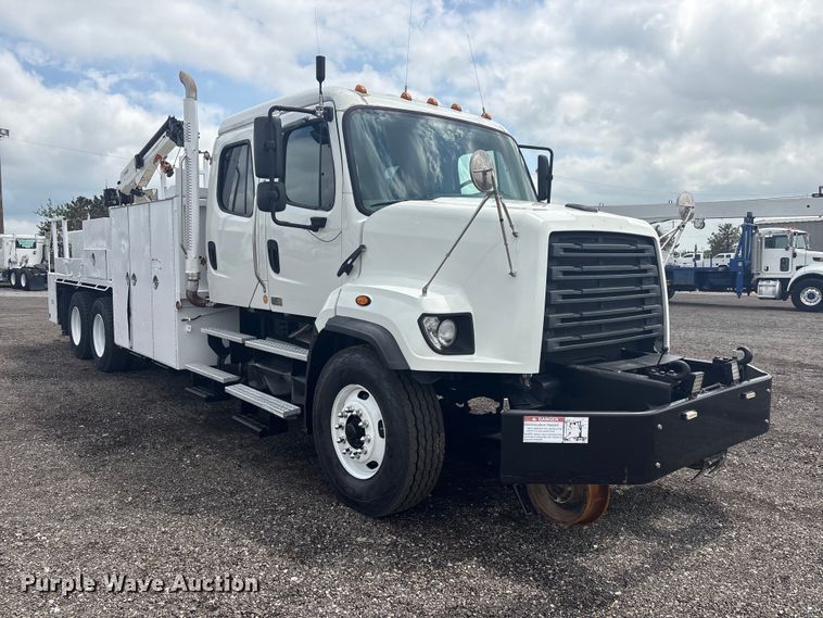 image for item EG8990 2013 Freightliner 108SD Crew Cab crane truck