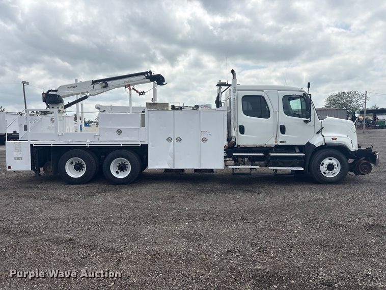 image for item EG8990 2013 Freightliner 108SD Crew Cab crane truck