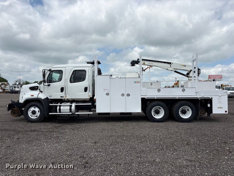 image for item EG8990 2013 Freightliner 108SD Crew Cab crane truck
