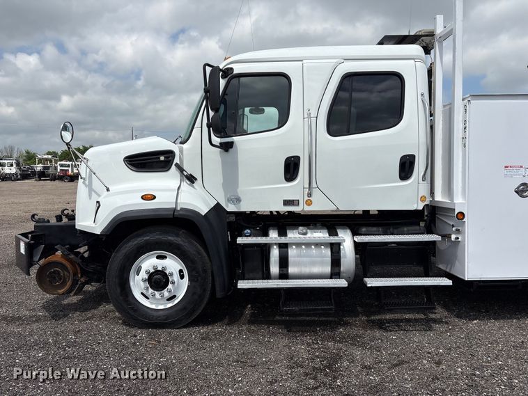image for item EG8990 2013 Freightliner 108SD Crew Cab crane truck