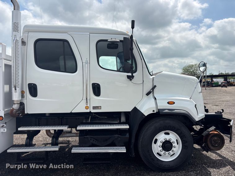 image for item EG8990 2013 Freightliner 108SD Crew Cab crane truck