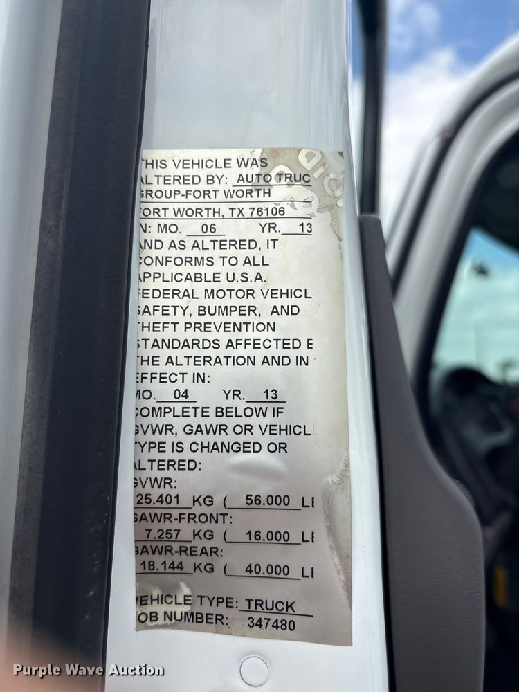 image for item EG8990 2013 Freightliner 108SD Crew Cab crane truck