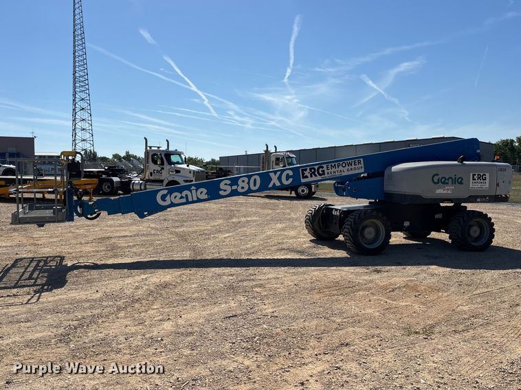 image for item EM8614 2018 Genie S-80 XC boom lift