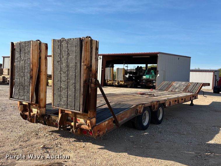 image for item EO4177 1996 Trailboss drop deck equipment trailer