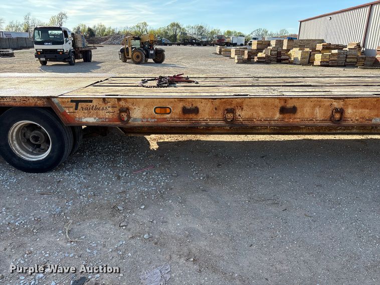 image for item EO4177 1996 Trailboss drop deck equipment trailer