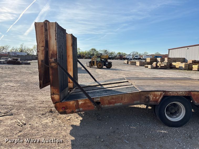 image for item EO4177 1996 Trailboss drop deck equipment trailer
