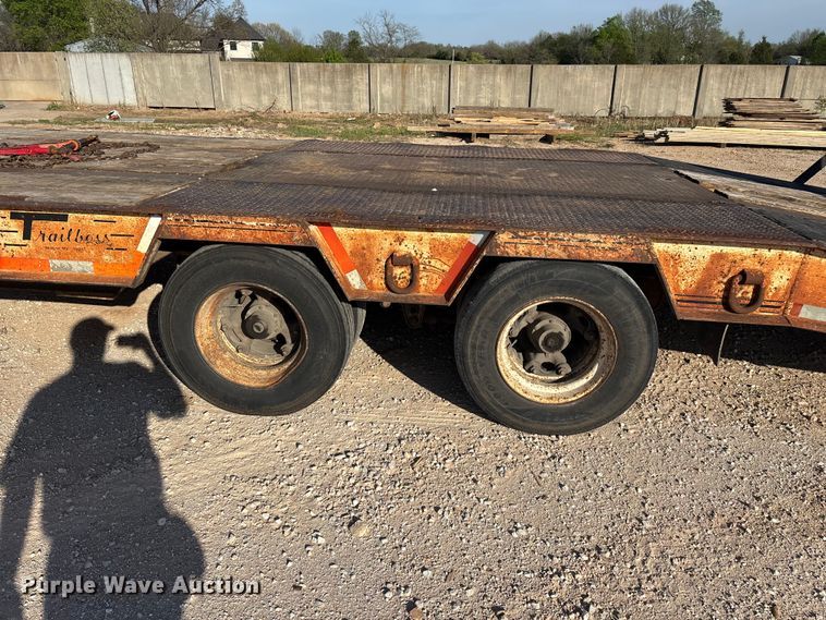 image for item EO4177 1996 Trailboss drop deck equipment trailer