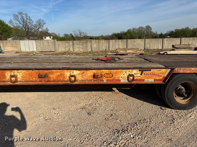 image for item EO4177 1996 Trailboss drop deck equipment trailer