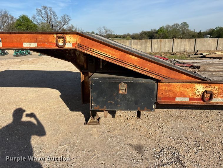 image for item EO4177 1996 Trailboss drop deck equipment trailer