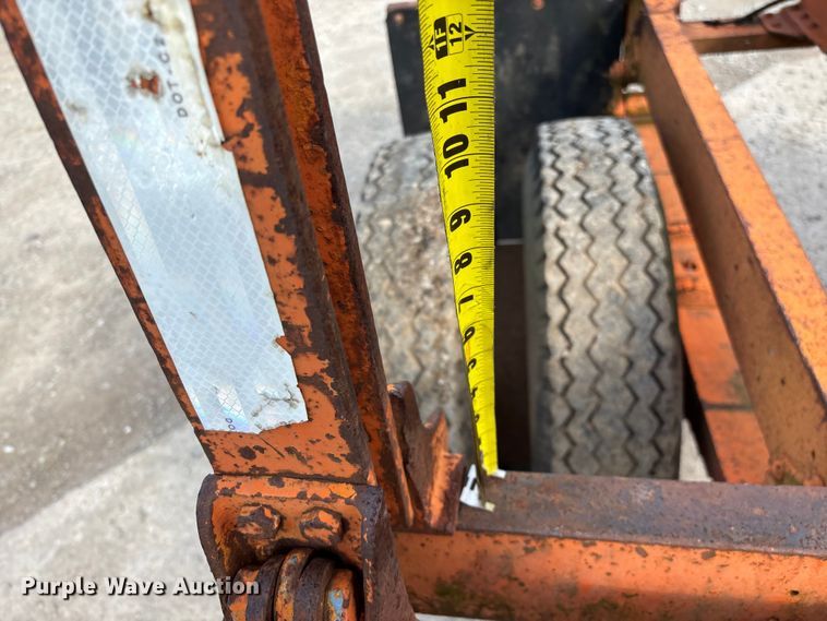 image for item EO4202 1999 Shop Built  pole trailer