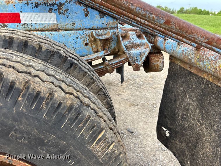 image for item EO4203 1981 Shop Built pole trailer