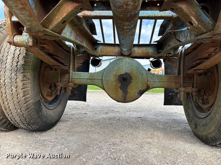 image for item EO4203 1981 Shop Built pole trailer