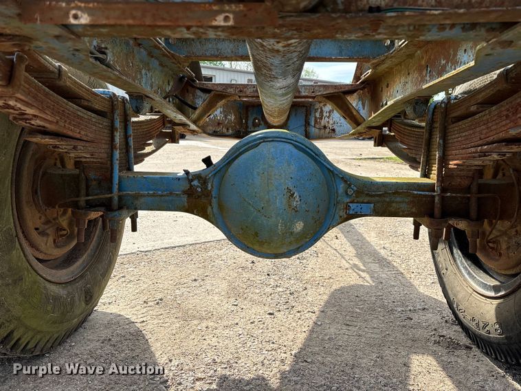image for item EO4203 1981 Shop Built pole trailer