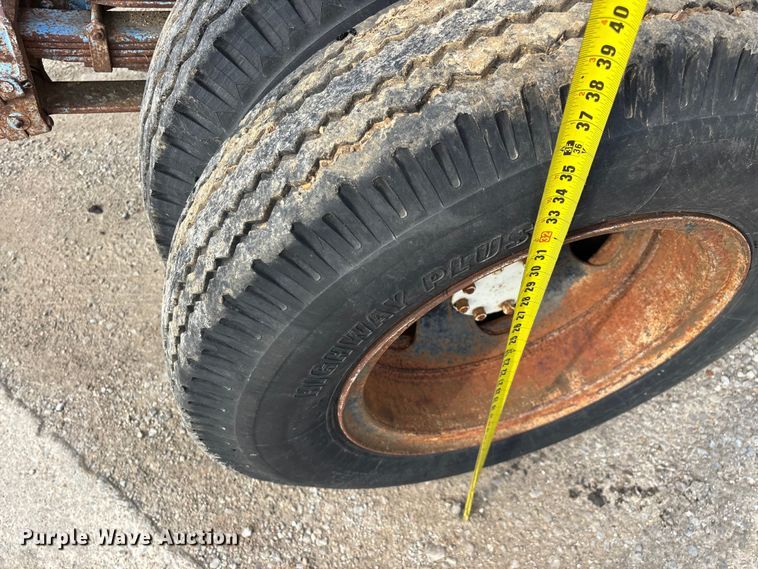 image for item EO4203 1981 Shop Built pole trailer