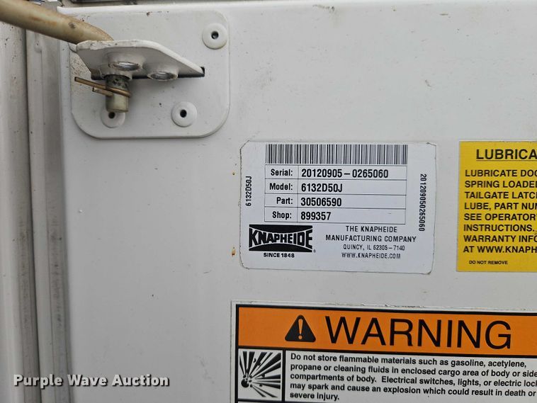 image for item EO7259 2012 Ford F550 Super Duty utility / service truck